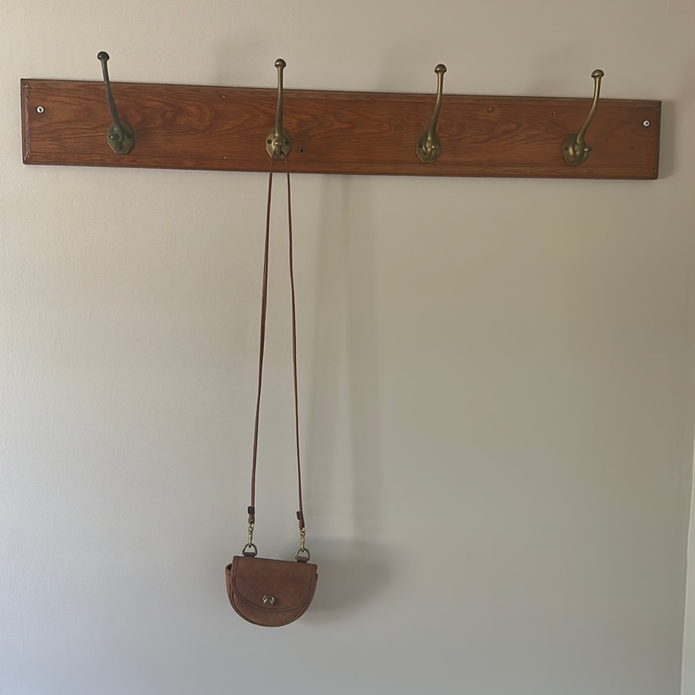Vintage Leather Belt bag/ Cross Body